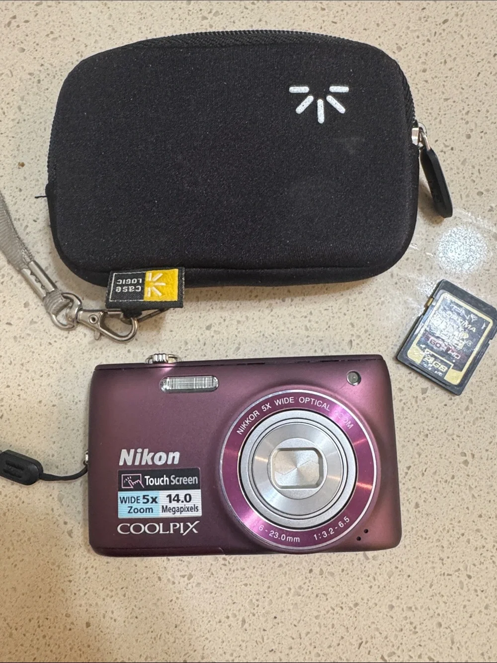 Nikon COOLPIX Compact Digital Camera - Plum S4100